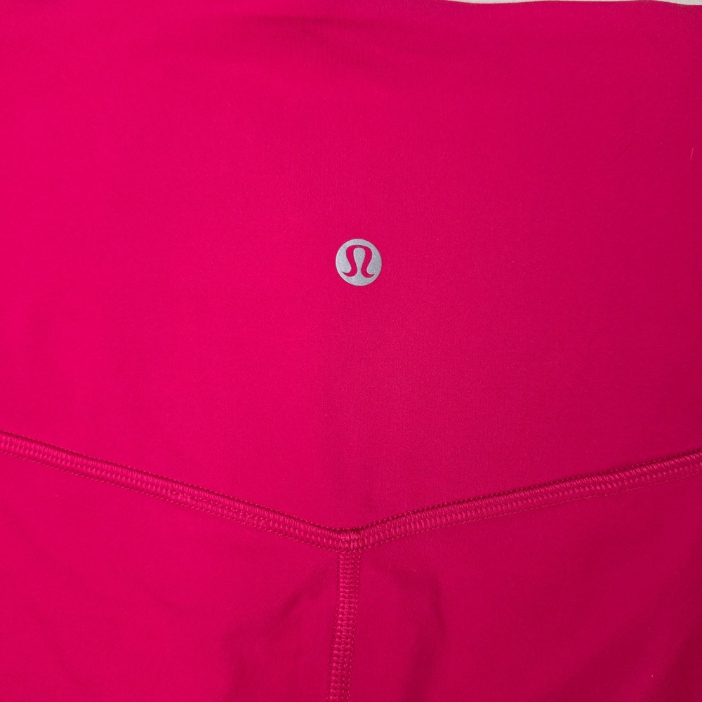 Lululemon Align HR Pant 28" With Pockets Size 10 Pink High Rise Leggings - Picture 6 of 8
